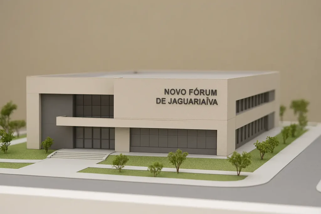 Novo Fórum de Jaguariaíva começa a sair do papel com lançamento da pedra fundamental